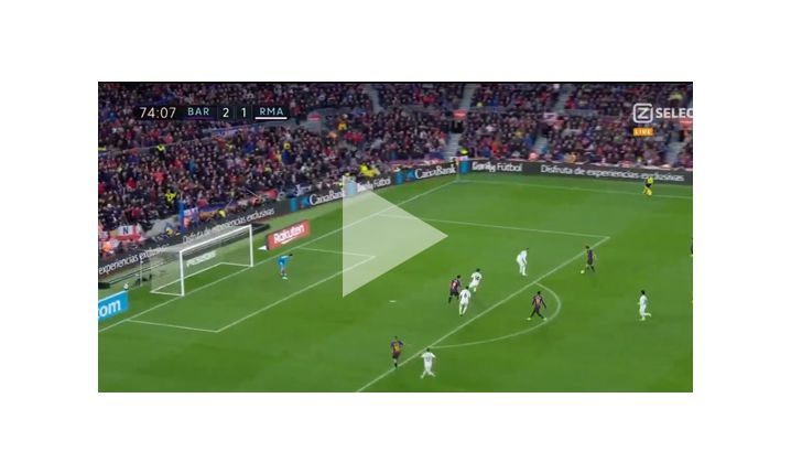 Luis Suarez ŁADUJE GOLA na 3-1 z Realem! [VIDEO]